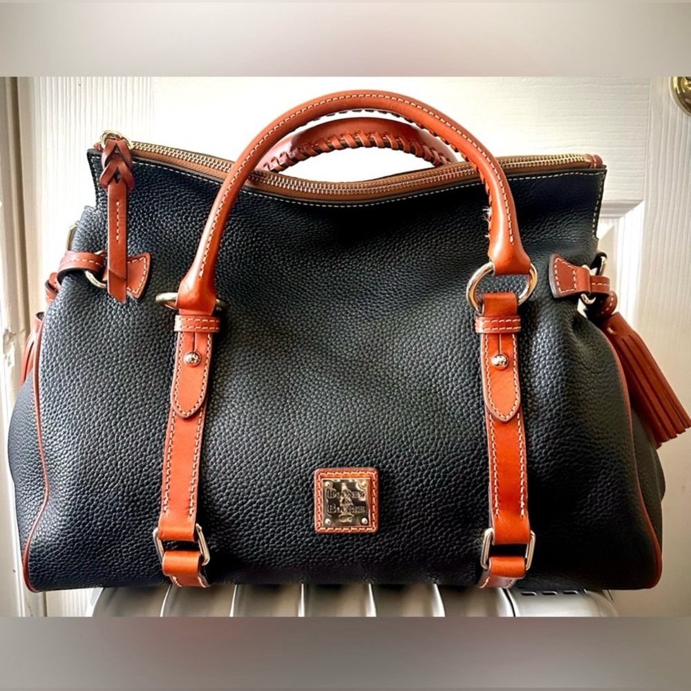 Dooney and Bourke Pebble Leather Large Satchel